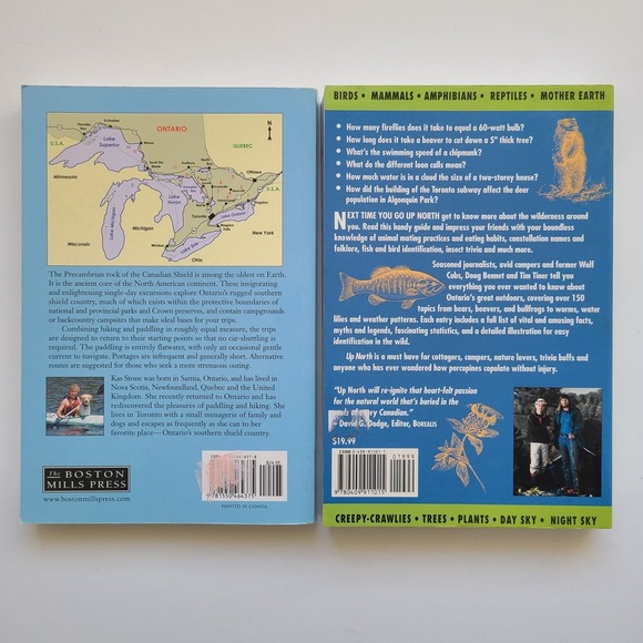 5/$12 - 2 Guide Books Ontarios Canada Paddling Hiking Ontario's Southern Shield - Picture 3 of 12